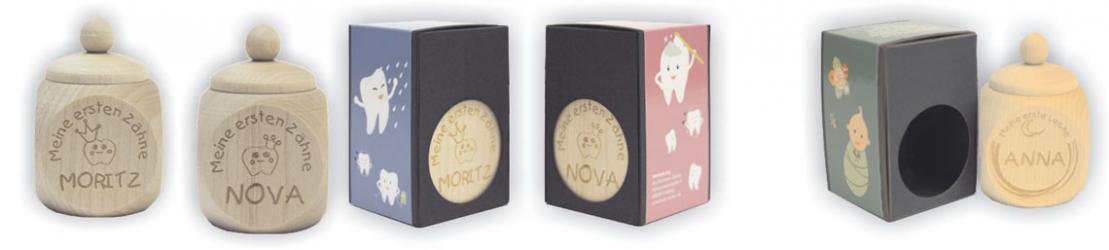 Holzdose mit Schraubverschluss