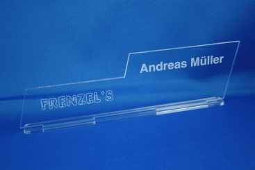 Namenschild Acryl 