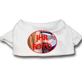 Ovales Bild mit rotem Rand 