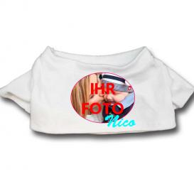 Ovales Bild mit Name blau 