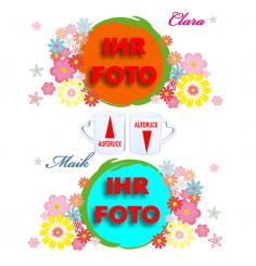 Partnertasse Blumennest 