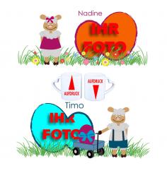 Partnertasse Bollerwagen 