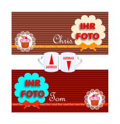 Partnertasse Cupcake 