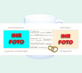 Fototasse Eheversprechen 