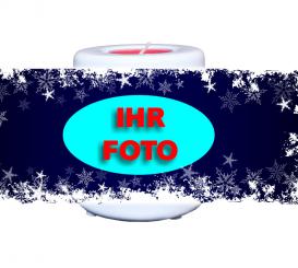 Teelichthalter Eisblumen 