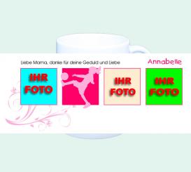 Fototasse Fussballkid 