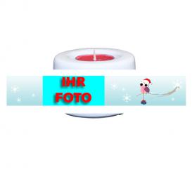 Teelichthalter Geschenke-Eule 