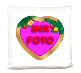 Kissen Herz aus Gold 