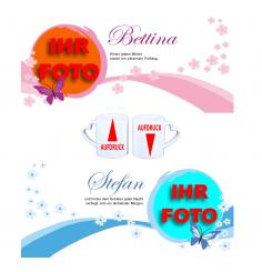 Partnertasse Hinter jedem Winter 