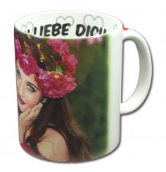 Fototasse Ich liebe Dich 