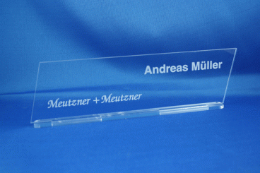 Namenschild Acryl 