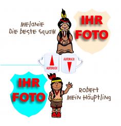 Partnertasse Indianerhochzeit 