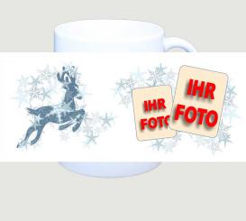 Fototasse Frostee Reeindeer 