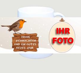 Fototasse Winterbird 