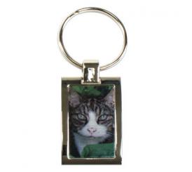 Metallschlüsselanhänger glänzend 