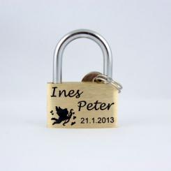 Liebesschloss 40 mm 