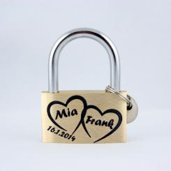 Liebesschloss 50 mm 