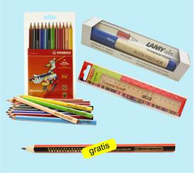 ABC Schreibset 3 LAMY Blau/Stabilo