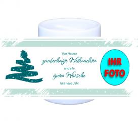 Spardose Glitzertanne 