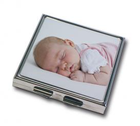 Handtaschenspiegel quadratisch 