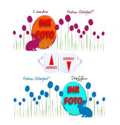 Partnertasse Tulpenwiese 