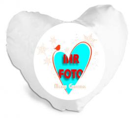 Kissen Vögel im Schnee 