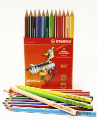 Stabilo-Buntstifte mit Namen 